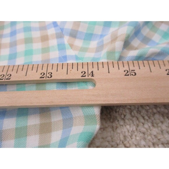 Vineyard Vines Shirt Men Extra Large XL Slim Green Blue Whale Tucker Button Up - Picture 8 of 10